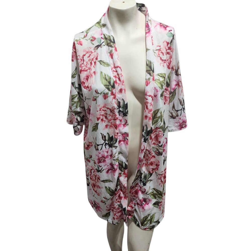Show Me Your Mumu Cardigan Wmns One Size Floral Boho Oversized Loungewear Casual